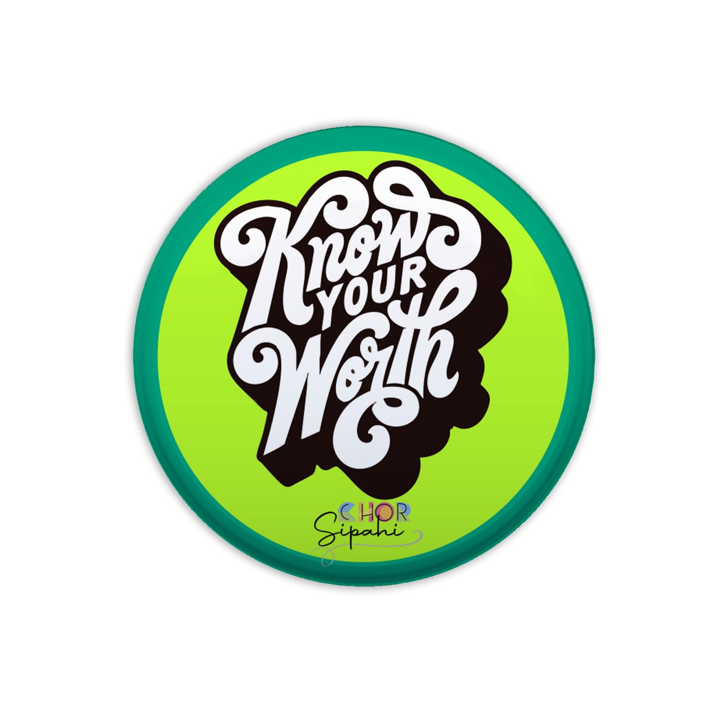 Know Your Worth | Bottle Opener + Fridge Magnet