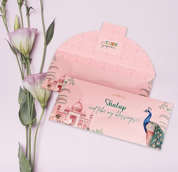 Shut up and take my blessings | Shagun Envelopes | Pack of 10
