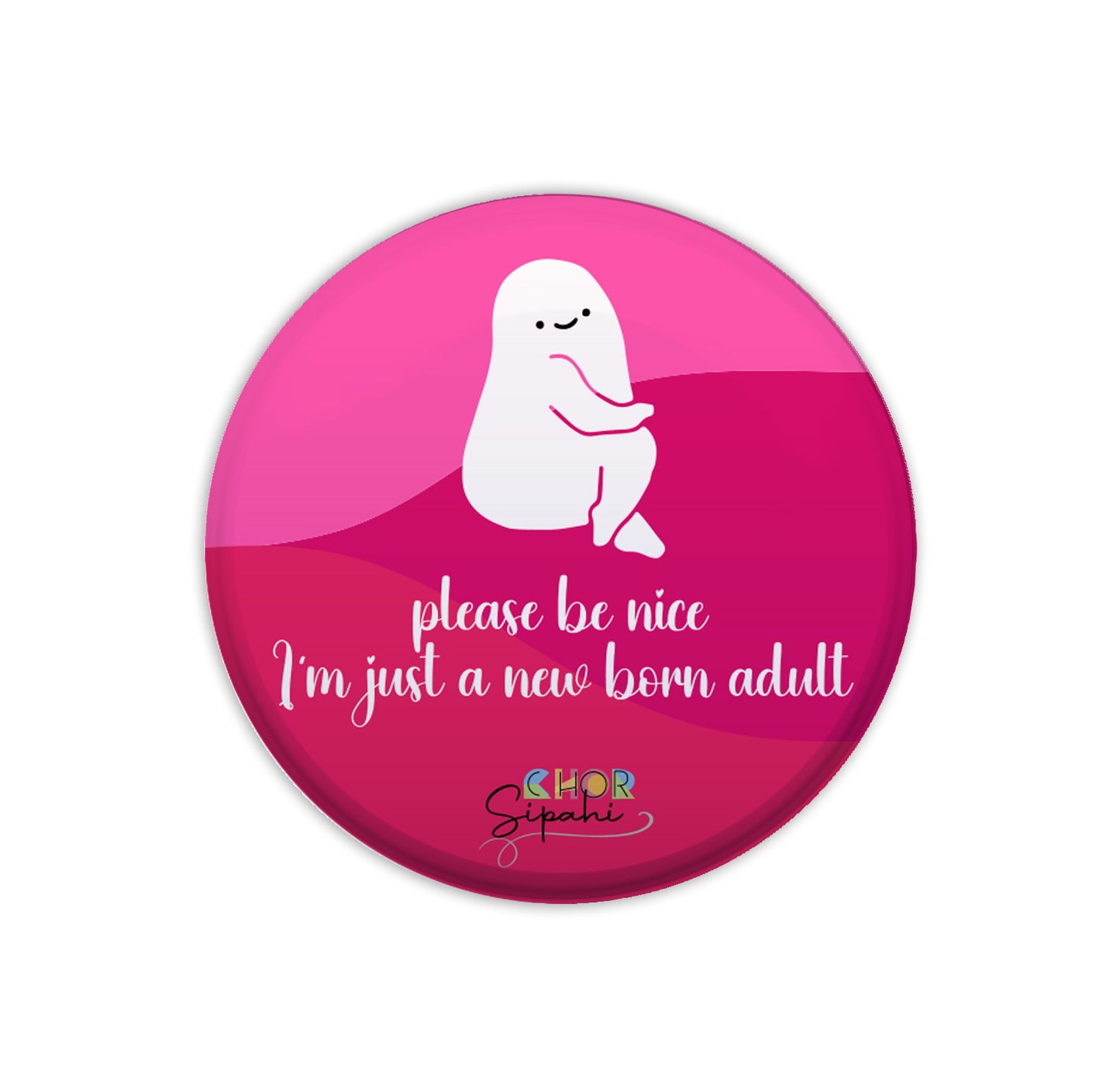 Newborn Adult | Bottle Opener + Fridge Magnet